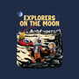 Explorers On The Moon-Womens-Fitted-Tee-zascanauta