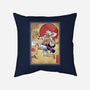 Gear Five Woodblock-None-Removable Cover-Throw Pillow-DrMonekers