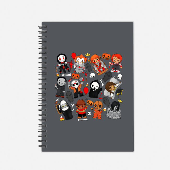Horror Family-None-Dot Grid-Notebook-Vallina84