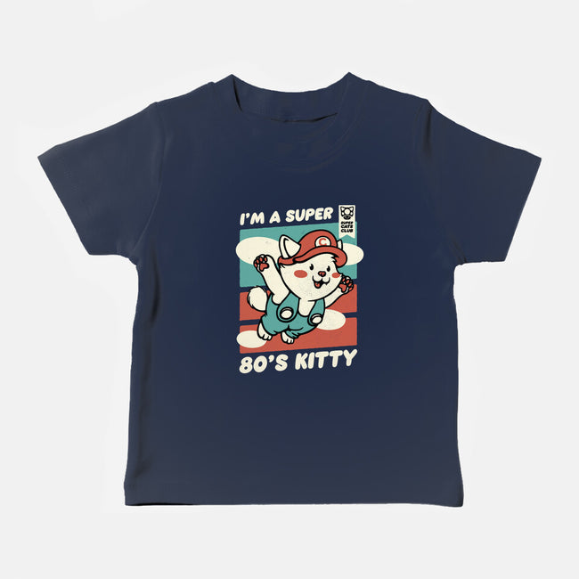 Super 80s Kitty-Baby-Basic-Tee-tobefonseca