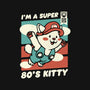 Super 80s Kitty-Unisex-Baseball-Tee-tobefonseca