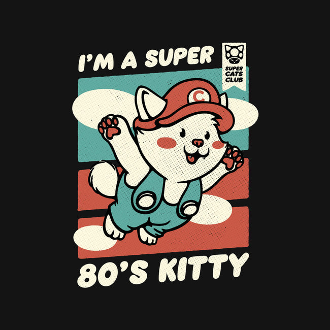Super 80s Kitty-None-Stretched-Canvas-tobefonseca