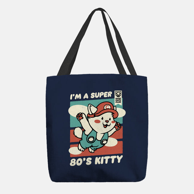 Super 80s Kitty-None-Basic Tote-Bag-tobefonseca