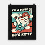 Super 80s Kitty-None-Matte-Poster-tobefonseca