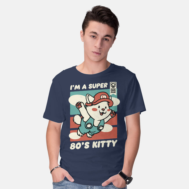 Super 80s Kitty-Mens-Basic-Tee-tobefonseca