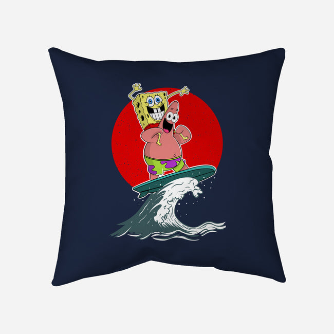 Surf Buddies-None-Removable Cover-Throw Pillow-Tri haryadi