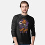 To Scare Or Not-Mens-Long Sleeved-Tee-Studio Mootant