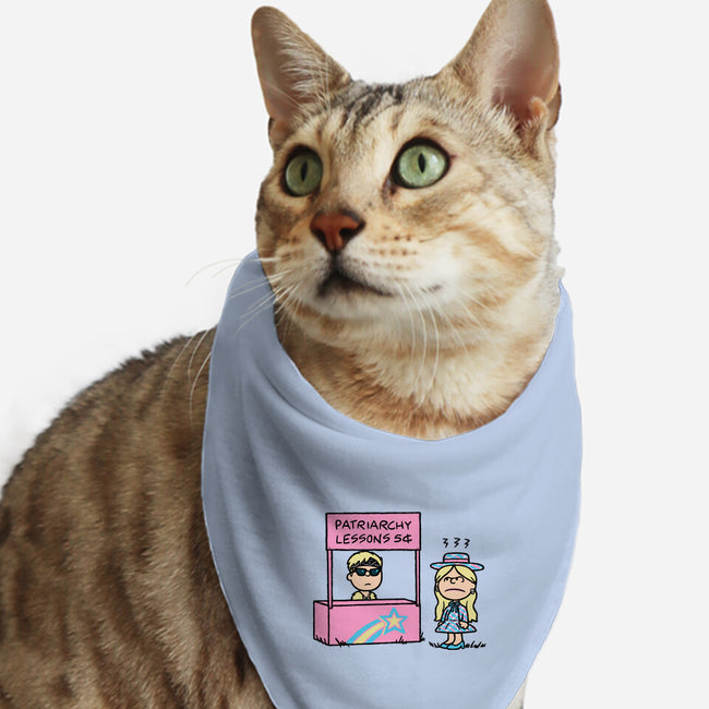 Patriarchy Lessons-Cat-Bandana-Pet Collar-Raffiti