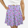 Muffins And Flamingos-Womens-All Over Print Skater-Skirt-Alexhefe