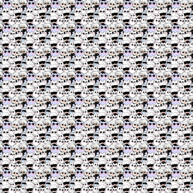 Gojo Satoru Neko-Womens-All Over Print Cropped-Tee-barobaro