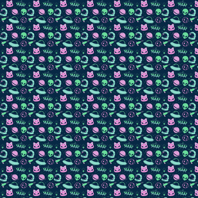 Pastel Alien-Unisex-All Over Print Crew Neck-Sweatshirt-xMorfina