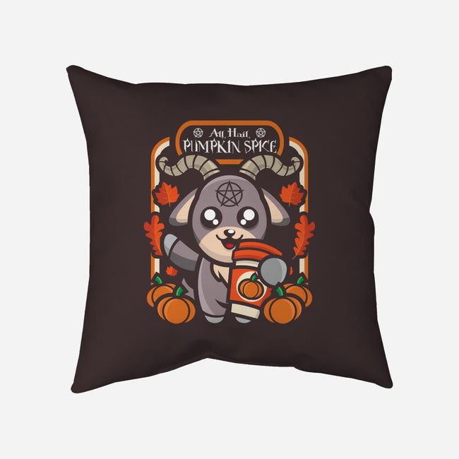 All Hail Pumpkin Spice-None-Removable Cover-Throw Pillow-jrberger