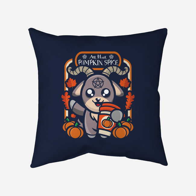 All Hail Pumpkin Spice-None-Removable Cover-Throw Pillow-jrberger