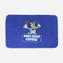 Bluey Needs More Coffee-None-Memory Foam-Bath Mat-MaxoArt