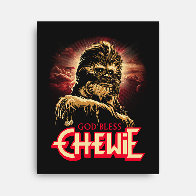 God Bless Chewie-None-Stretched-Canvas-CappO