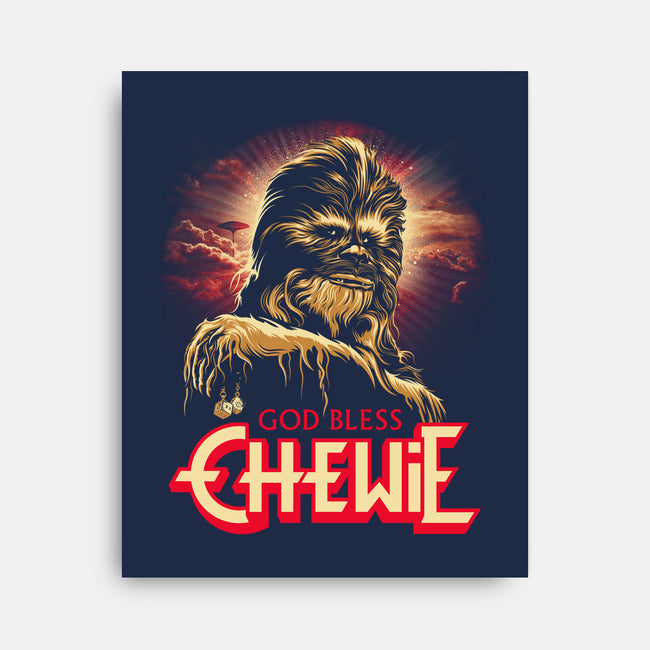 God Bless Chewie-None-Stretched-Canvas-CappO