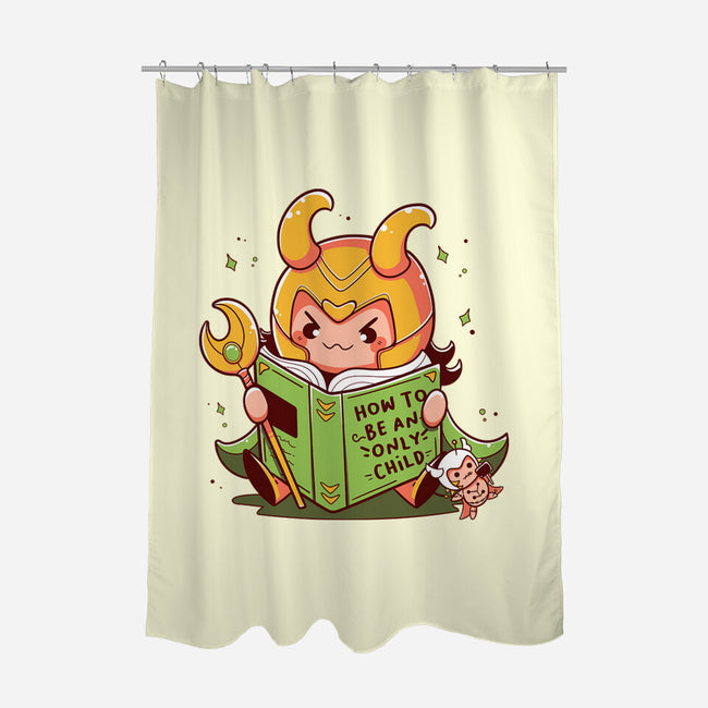 Only Child-None-Polyester-Shower Curtain-Ca Mask