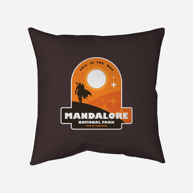 Mandalore National Park-None-Removable Cover-Throw Pillow-BadBox