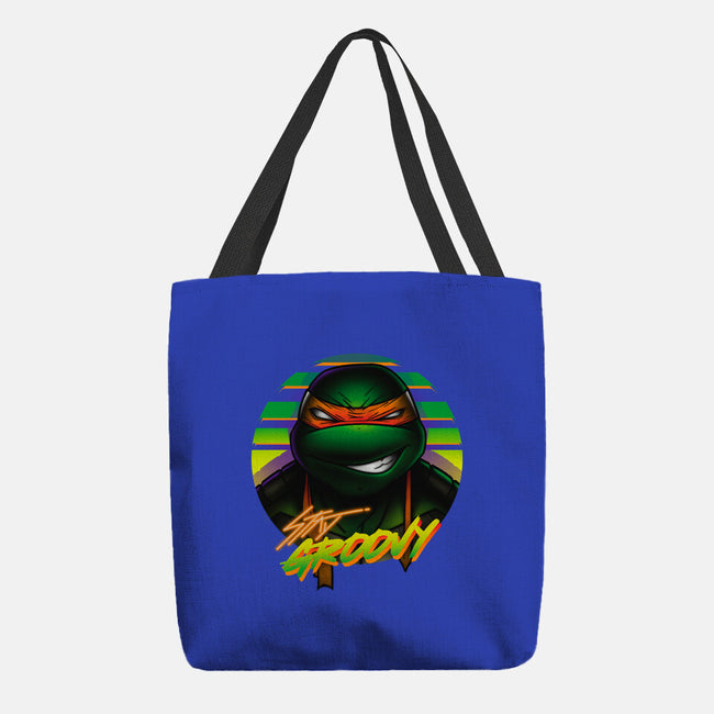 Stay Groovy Turtle-None-Basic Tote-Bag-Getsousa!