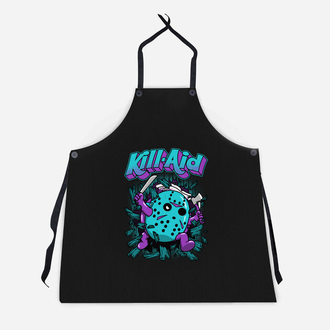 Kill-Aid Purple-Unisex-Kitchen-Apron-pigboom