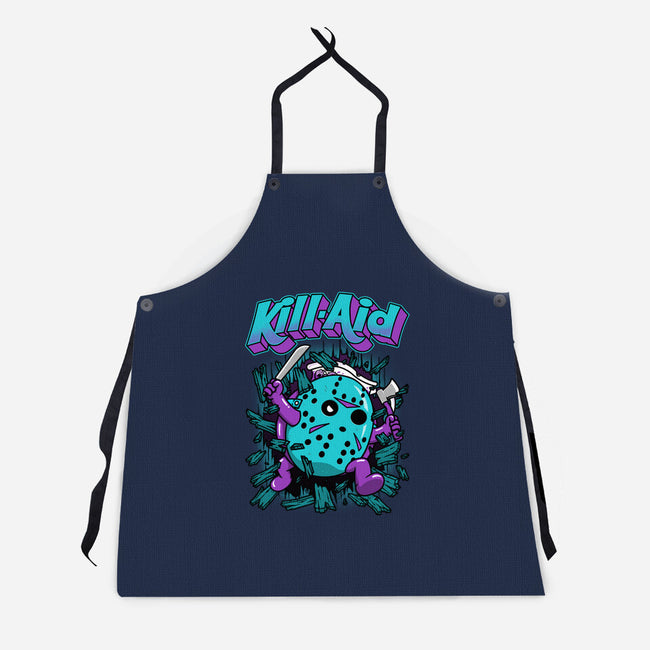 Kill-Aid Purple-Unisex-Kitchen-Apron-pigboom