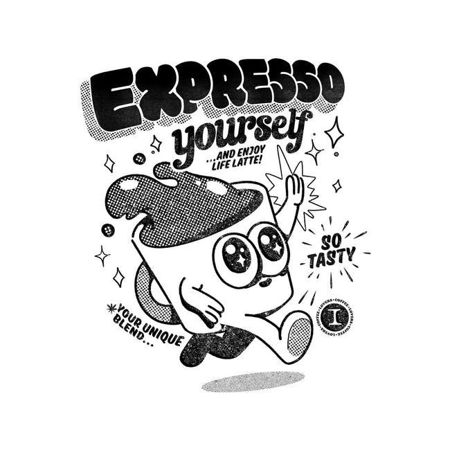 Expresso Yourself-Unisex-Kitchen-Apron-ilustrata
