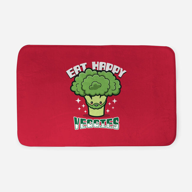 Eat Happy Veggies-None-Memory Foam-Bath Mat-Boggs Nicolas