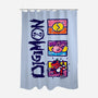 Digital Monsters-None-Polyester-Shower Curtain-dalethesk8er