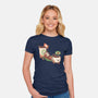 Coffee Rescue-Womens-Fitted-Tee-tobefonseca