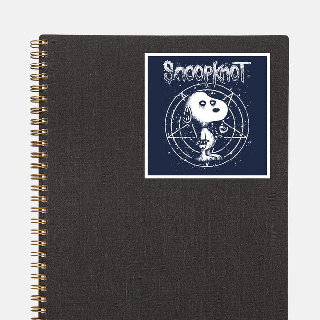 Snoopknot-None-Glossy-Sticker-retrodivision