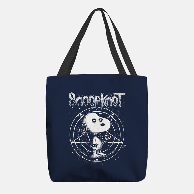 Snoopknot-None-Basic Tote-Bag-retrodivision