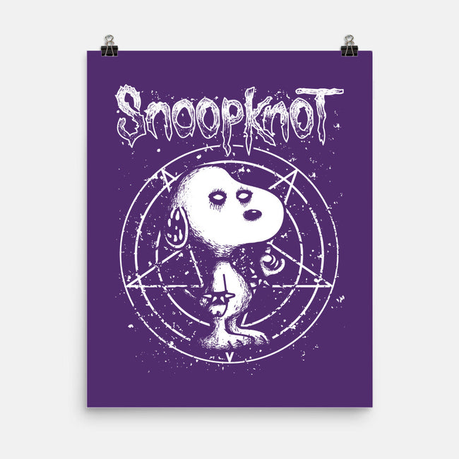 Snoopknot-None-Matte-Poster-retrodivision