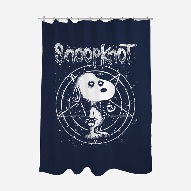 Snoopknot-None-Polyester-Shower Curtain-retrodivision