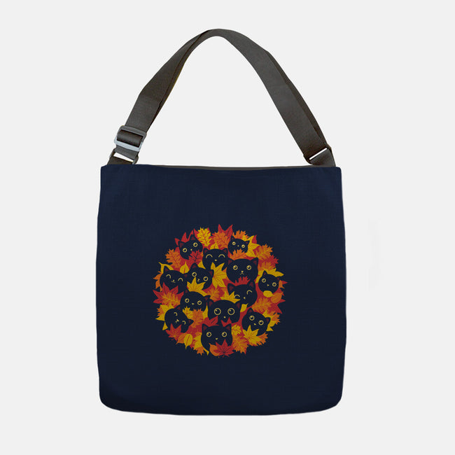 Autumn Kittens-None-Adjustable Tote-Bag-erion_designs