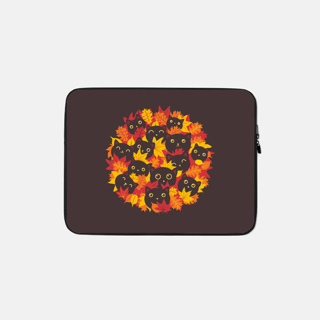Autumn Kittens-None-Zippered-Laptop Sleeve-erion_designs