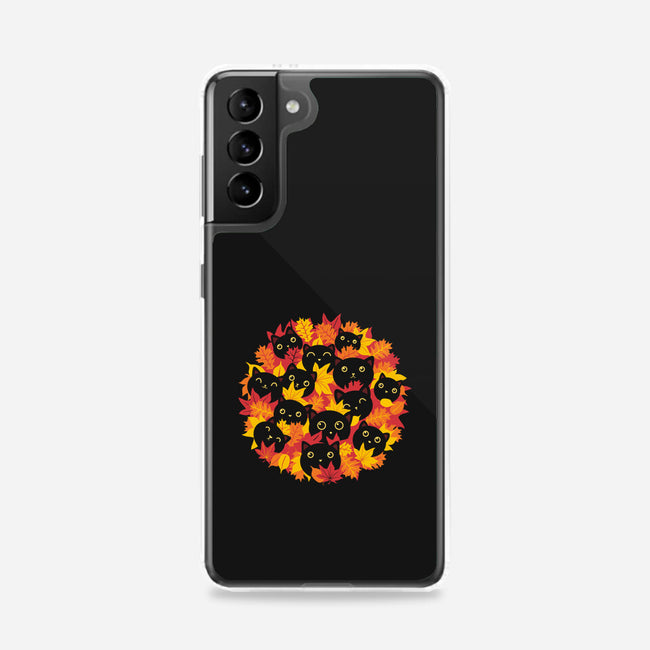 Autumn Kittens-Samsung-Snap-Phone Case-erion_designs
