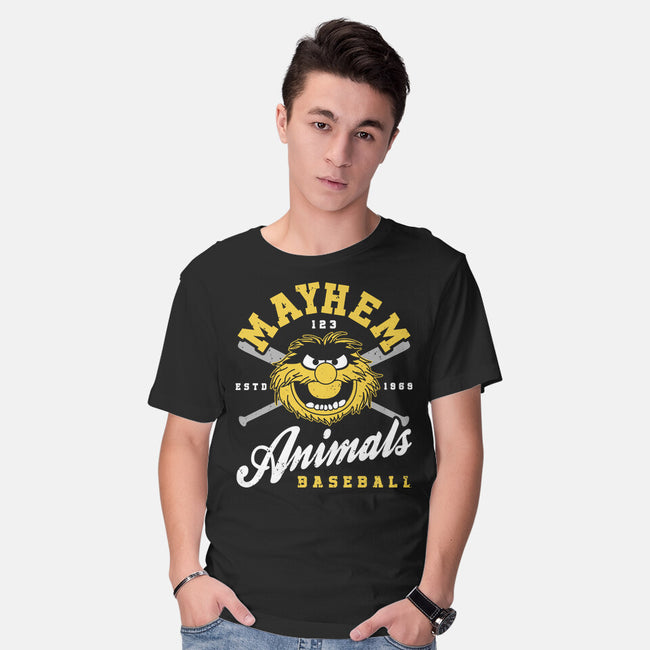 Mayhem Baseball-Mens-Basic-Tee-retrodivision