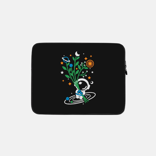 Astronaut Embroidery-None-Zippered-Laptop Sleeve-NemiMakeit