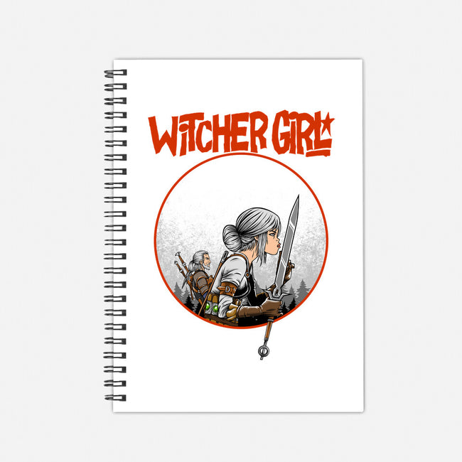 Witcher Girl-None-Dot Grid-Notebook-joerawks