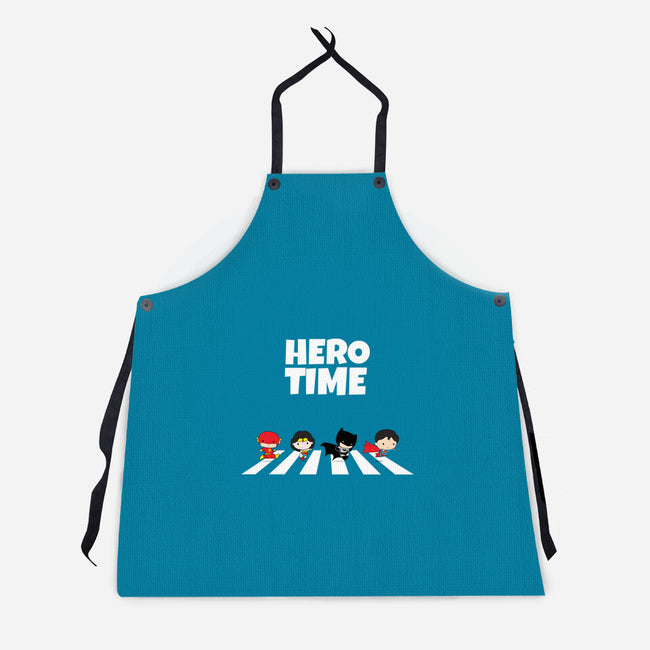 It's Hero Time-Unisex-Kitchen-Apron-MaxoArt
