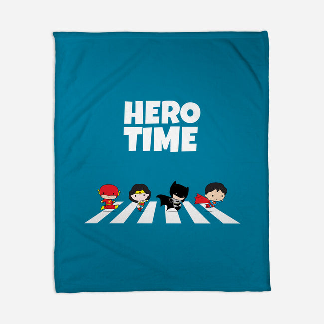 It's Hero Time-None-Fleece-Blanket-MaxoArt