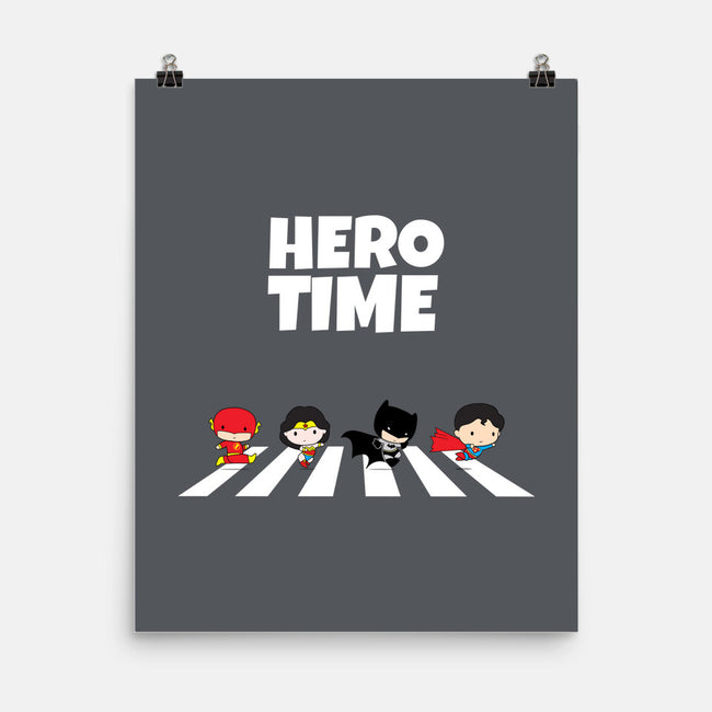 It's Hero Time-None-Matte-Poster-MaxoArt
