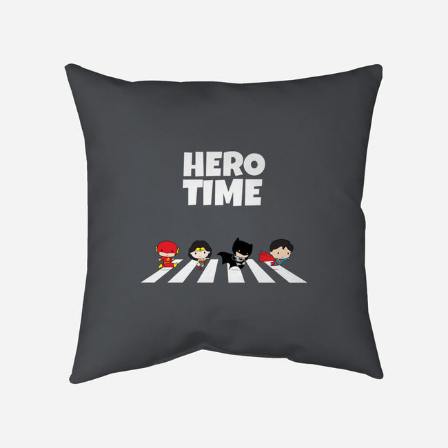 It's Hero Time-None-Removable Cover-Throw Pillow-MaxoArt