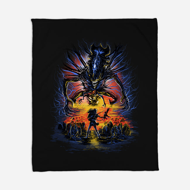 Alien You Shall Not Pass-None-Fleece-Blanket-zascanauta