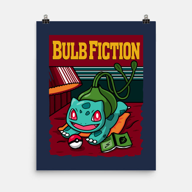 Bulb Fiction-None-Matte-Poster-Raffiti