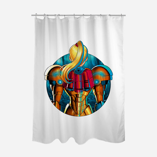 Galactic Autumn-None-Polyester-Shower Curtain-Bruno Mota