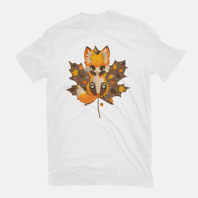 Autumn Kitsune-Womens-Fitted-Tee-retrodivision