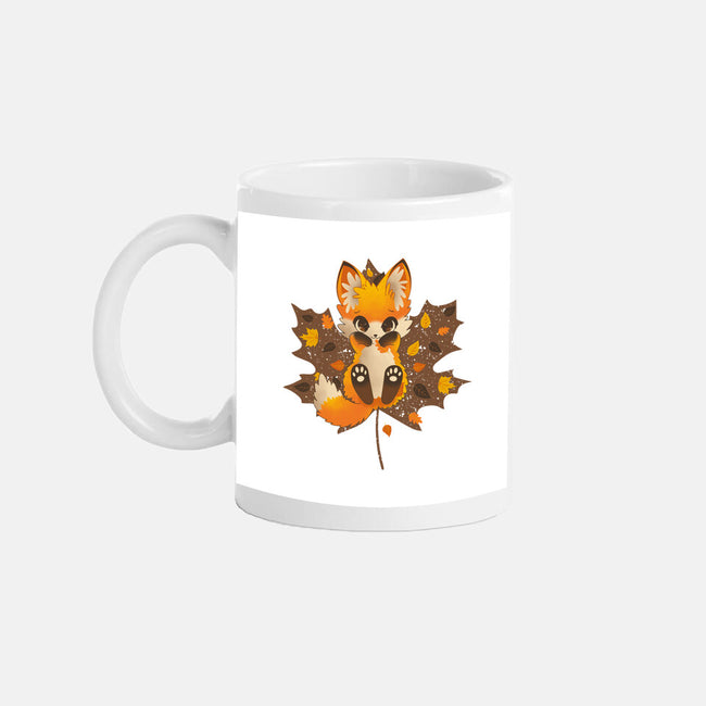 Autumn Kitsune-None-Mug-Drinkware-retrodivision