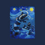 Starry Saturn-None-Polyester-Shower Curtain-daobiwan