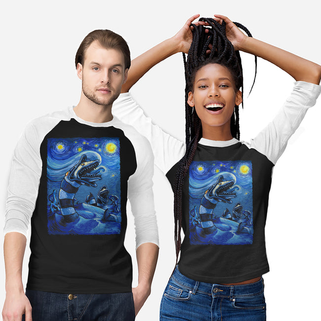 Starry Saturn-Unisex-Baseball-Tee-daobiwan